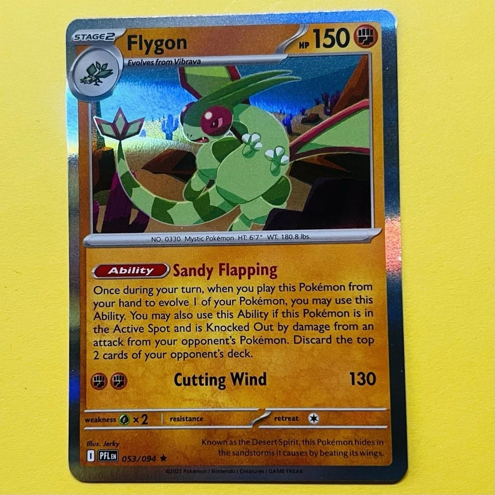 Flygon 053/094 Holo Rare Stage 2 Pokemon Card NM‎